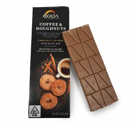 Photograph of Product: Coda - Chocolate - Coffee & Doughnuts - 100mg