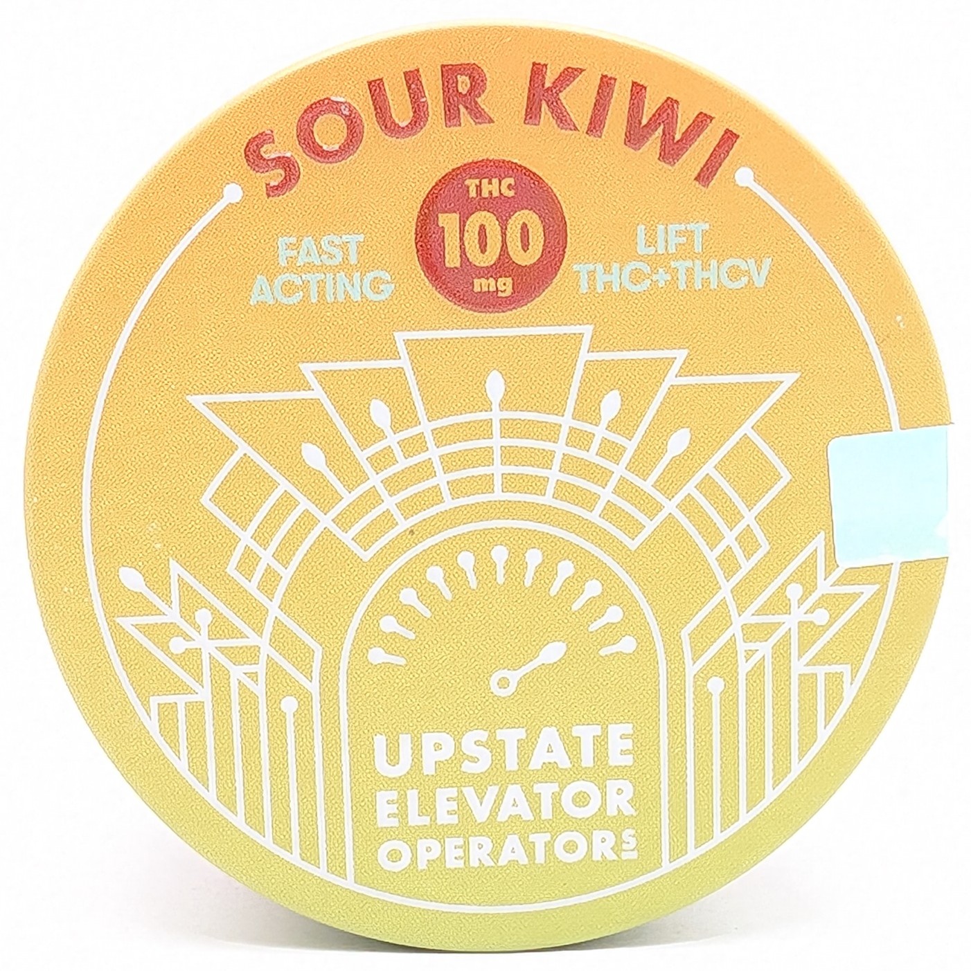 Photograph of product: Sour Kiwi 1:1 TH-oui:TH-ouiV 100mg Gummies