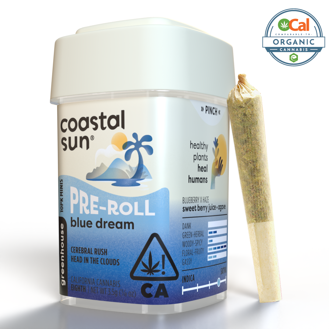 Photograph of product: Blue Dream Greenhouse Pre-Roll 10pk 3.5g