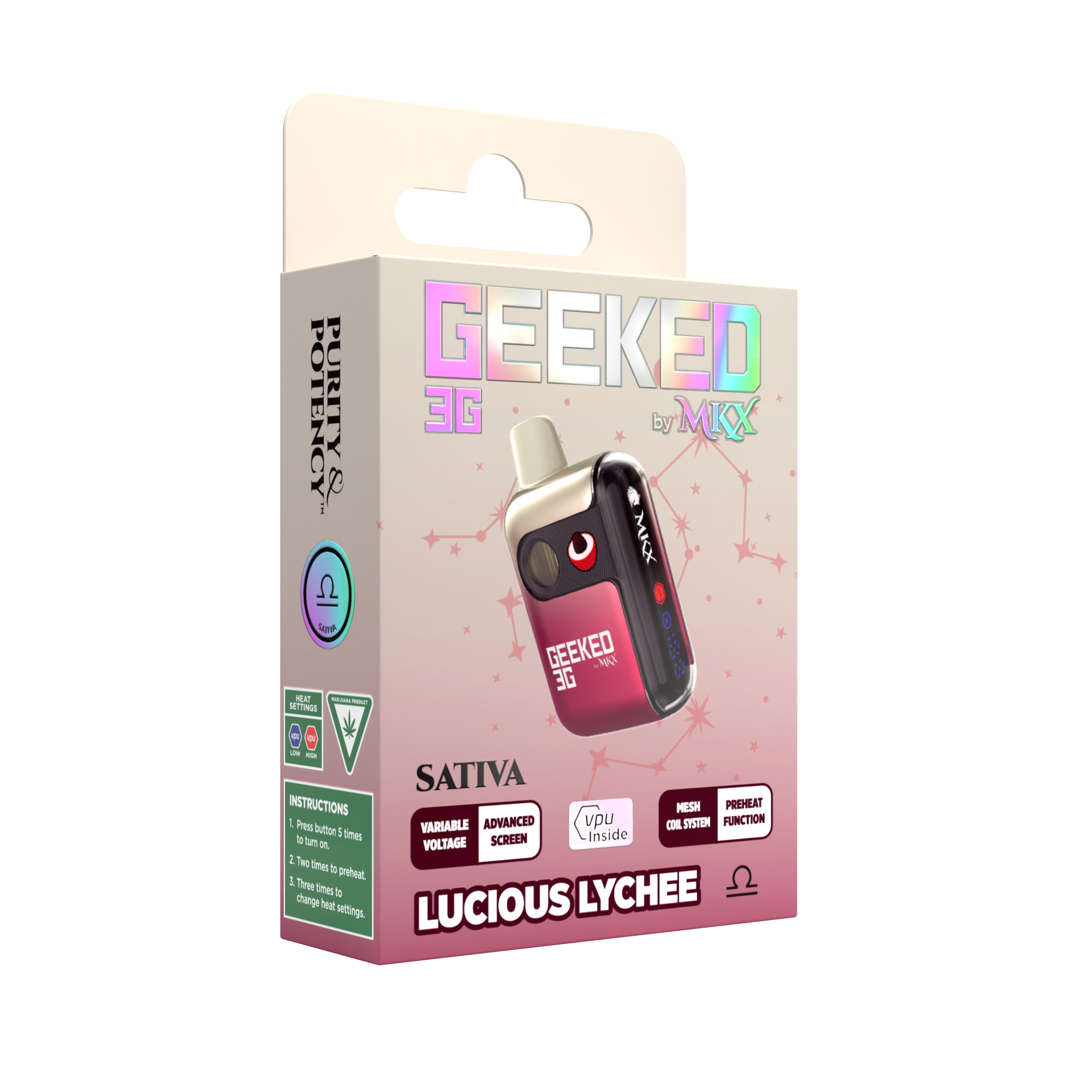 Photograph of product: Lucious Lychee | 3G Disposable Vape