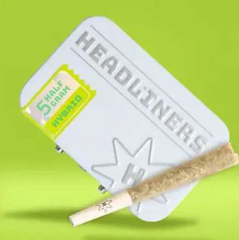 Photograph of product: Headliners Marshmallow OG (H) Preroll .35g 10pk