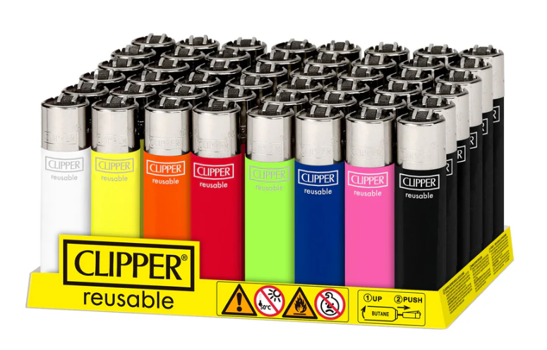 Photograph of product: Clipper Lighters (Solid Colors)