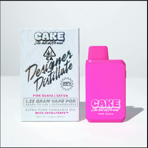 Photograph of product: PINK GUAVA 1.25G ALL IN ONE VAPE