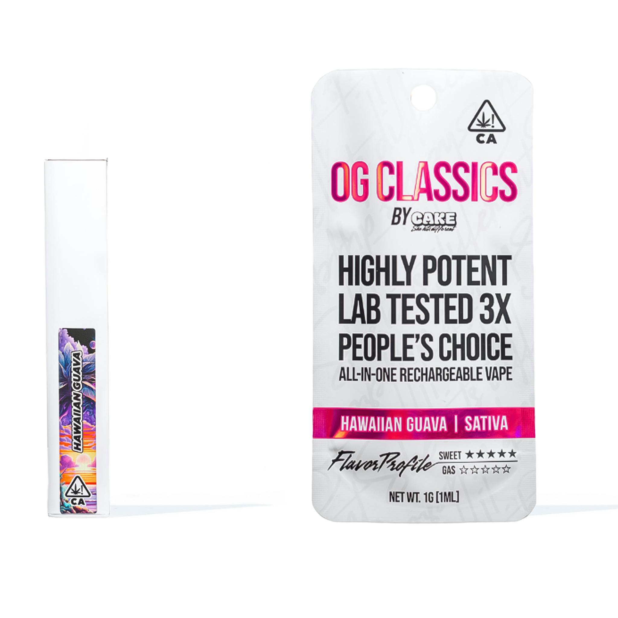 Photograph of product: HAWAIIAN GUAVA 1G ALL IN ONE