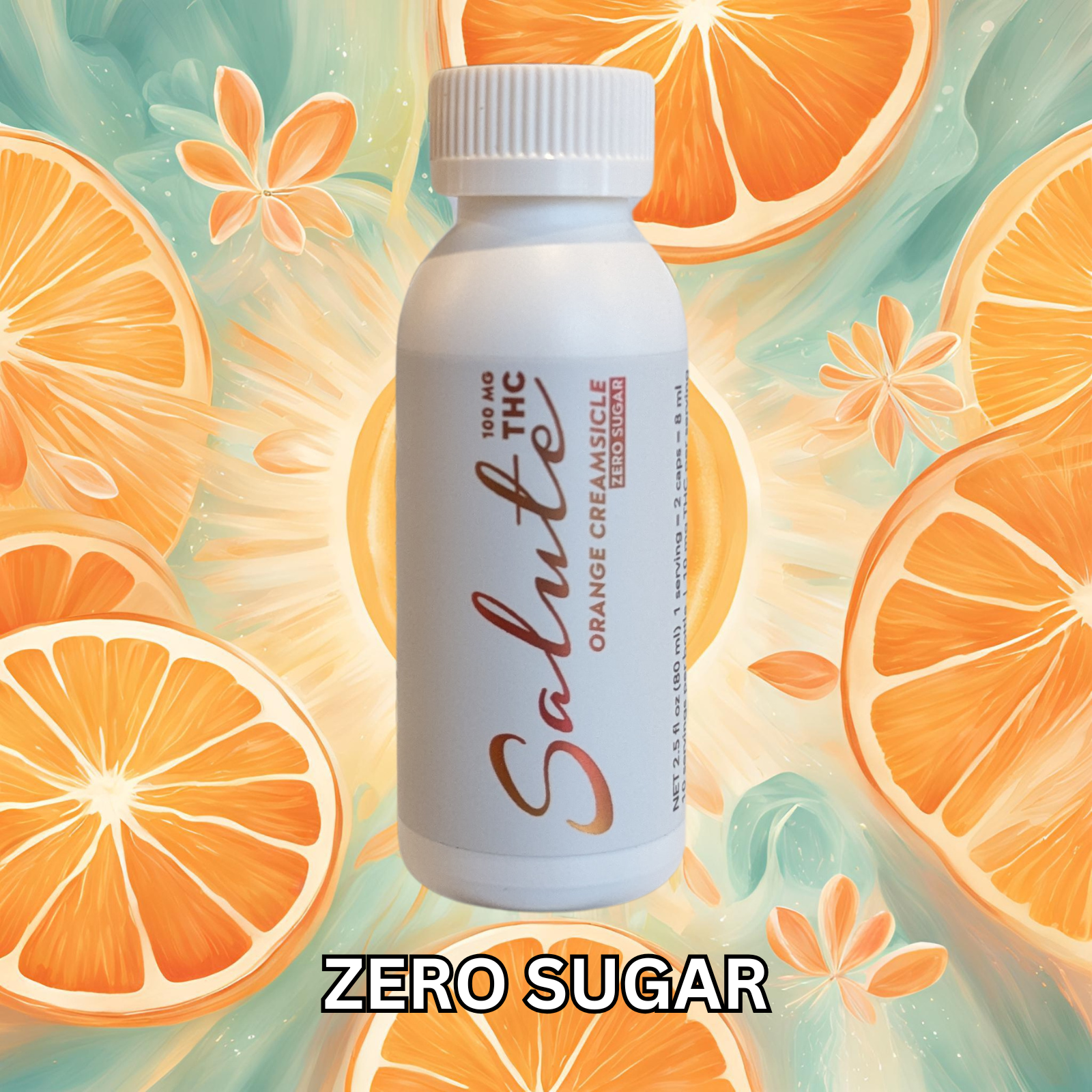 Photograph of product: Orange Creamsicle Zero Sugar Salute Shot