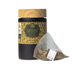 Photograph of product: Harney Brothers | Wake & Bake: Yaupon Mint | Tea Sachets | 4.5mg