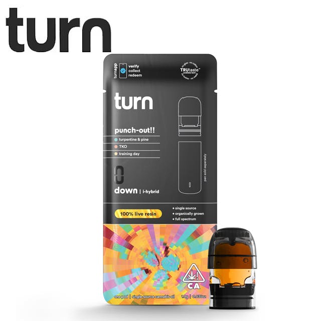 Photograph of product: Turn - Punch-Out!! - Live Resin Pod - 1g - LR Pod