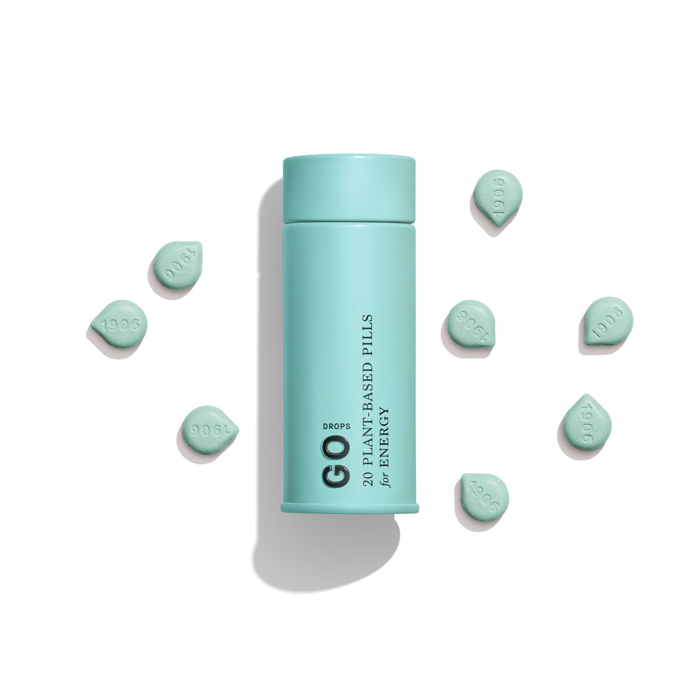 Photograph of product: GO Drops | 1:1 TH-oui:CBD Capsules/Pills | 100mg