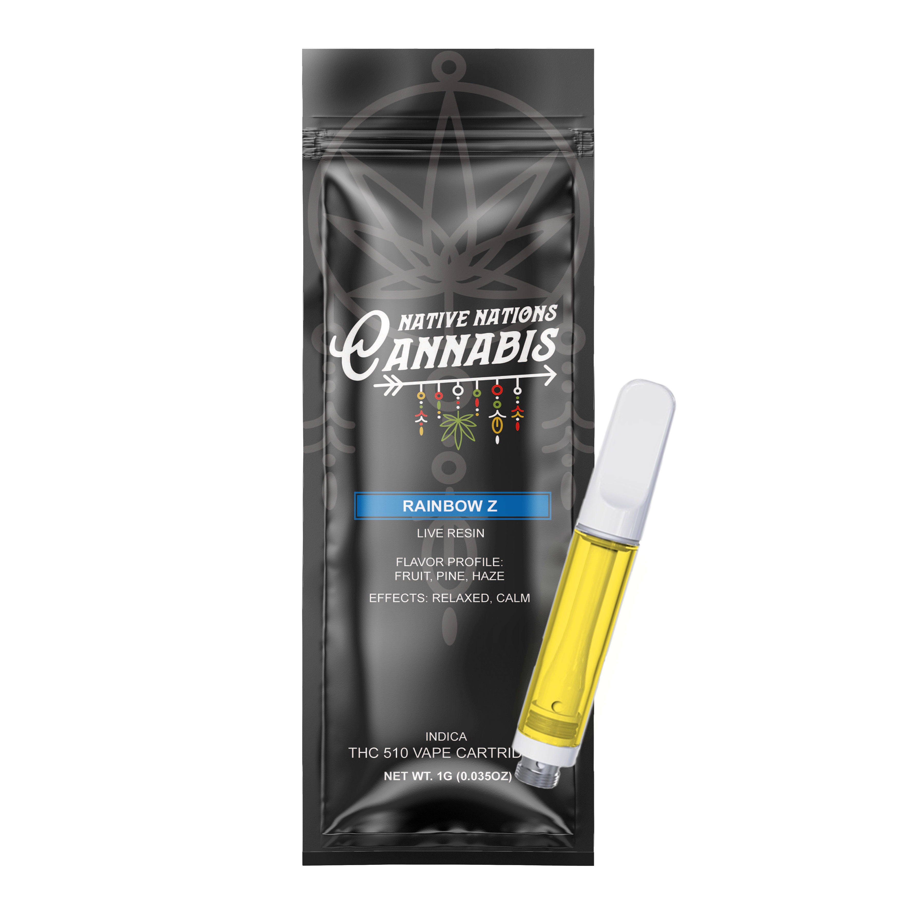 Photograph of product: NNC - Live Resin Cart - Rainbow Z - 1g