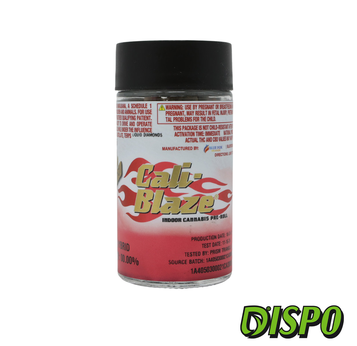 Photograph of product: Cali Blaze - Cherry Cola 5pk Liquid Diamond Infused Pre-Rolls