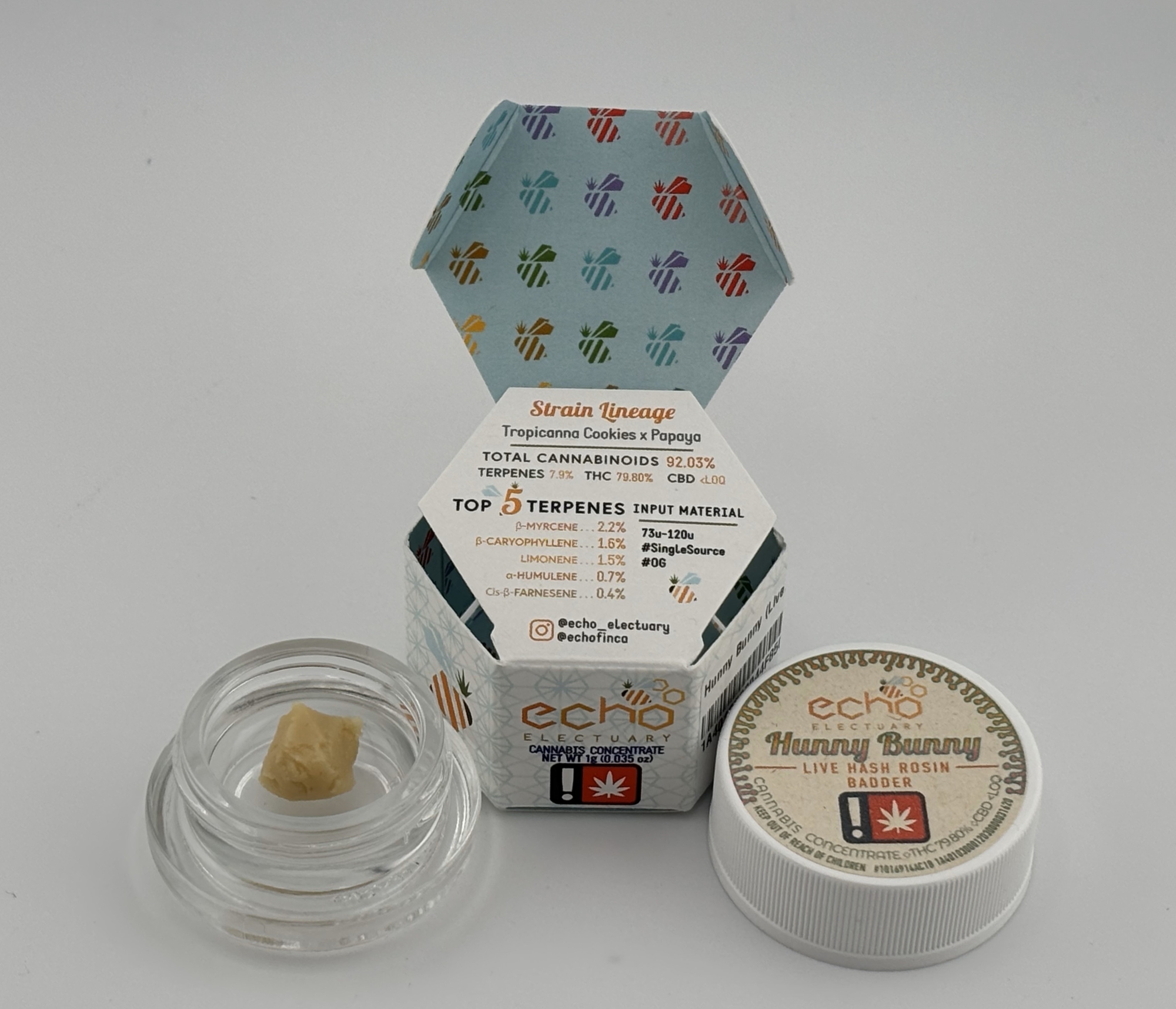 Photograph of product: Echo Electuary | 1g Rosin [H] | Hunny Bunny