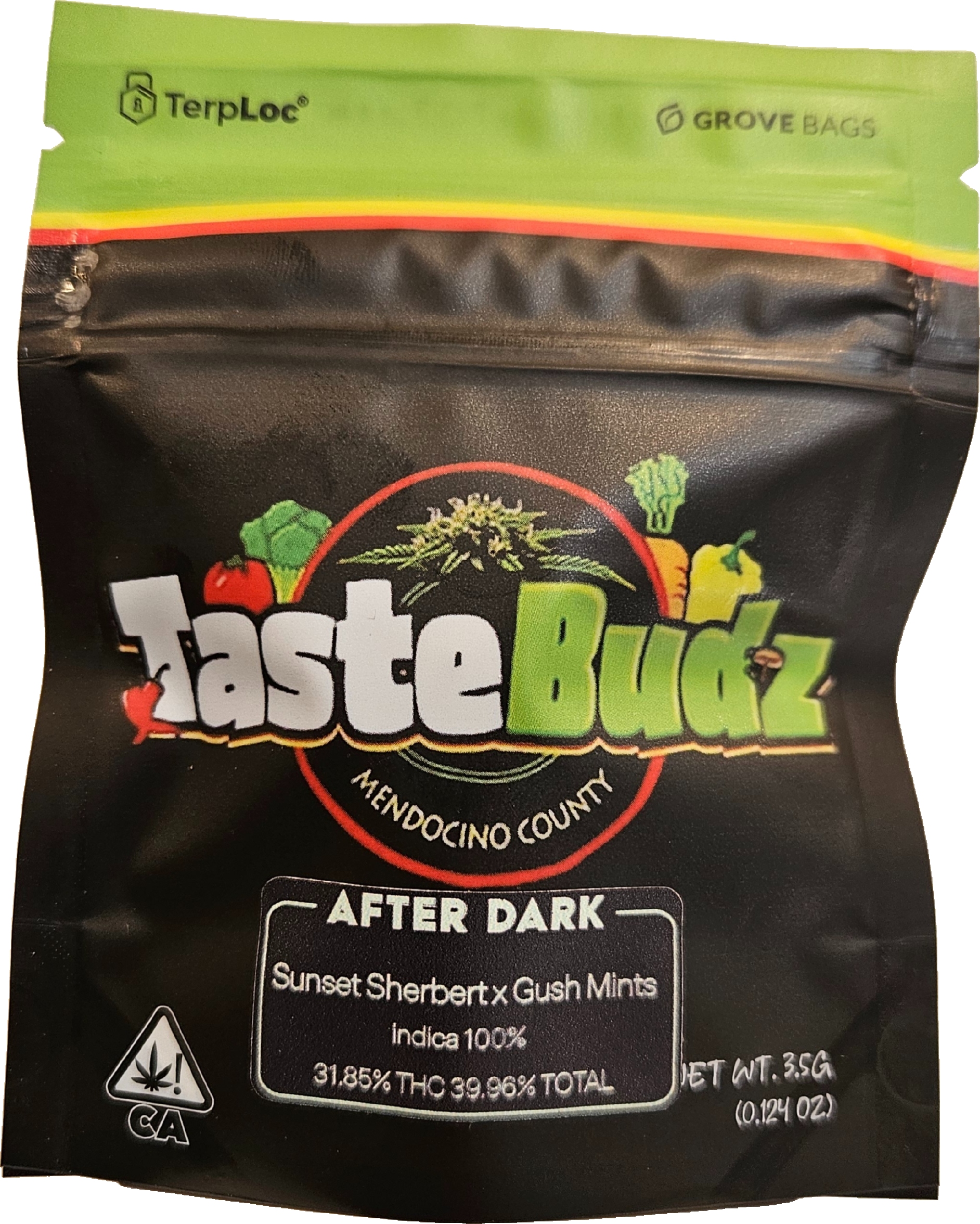Photograph of product: TasteBudz After Dark, 3.5g