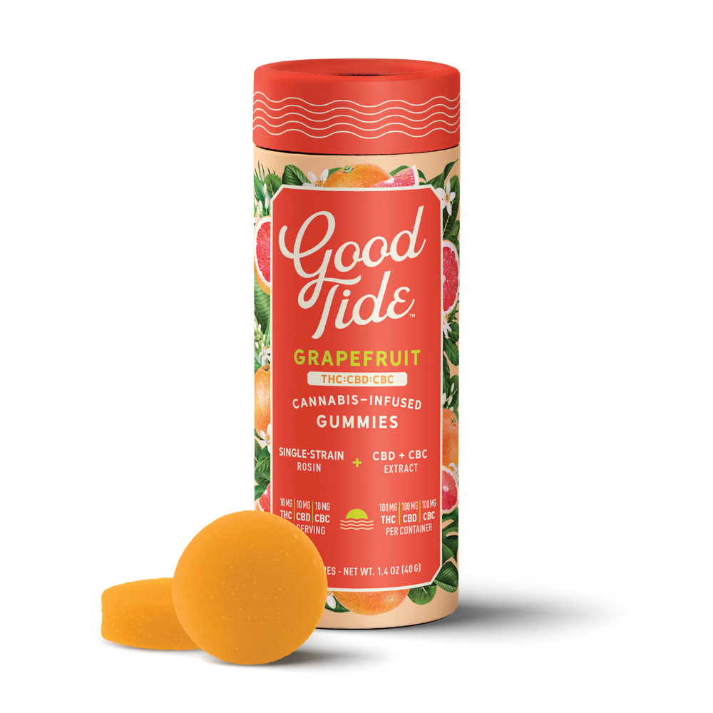 Photograph of product: Grapefruit | TH-oui:CBD:CBC Oui'd Rosin Gummies | 100mg