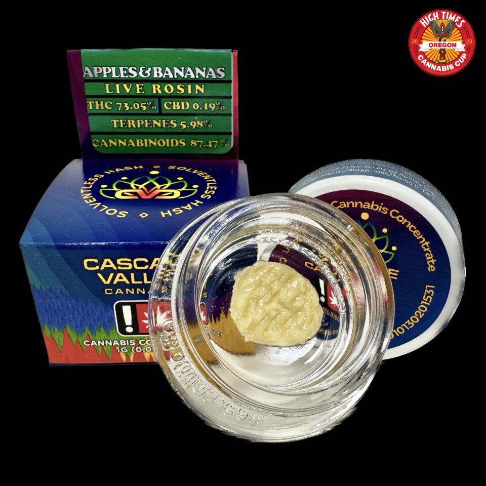 Photograph of product: Apples & Bananas Live Rosin (CVC)