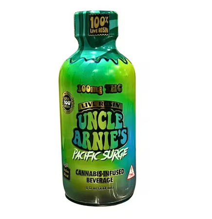 Photograph of product: Pacific Surge | 100mg | 8oz Rosin Infused Drink | Uncle Arnie's