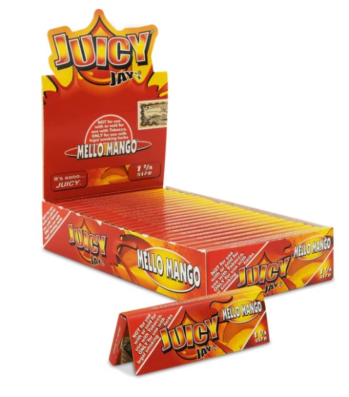 Photograph of product: Juicy Jay's: 1 1/4" Mango 32pk
