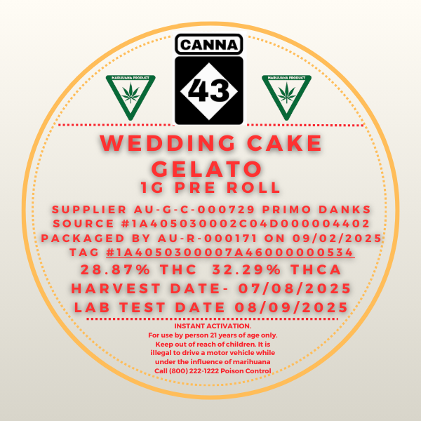 Photograph of product: Wedding Cake X Gelato PR