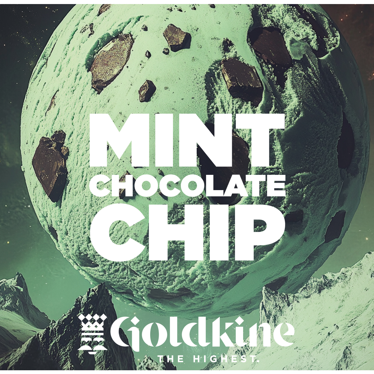 Photograph of product: Goldkine | Mint Chocolate Chip (Smalls) | 14g | Pre-Pack Flower