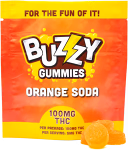 Photograph of product: Gummies | Buzzy | Orange Soda [100mg] [20pk]