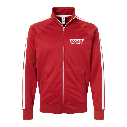 Photograph of product: Social Oui'd Red Track Jacket - L