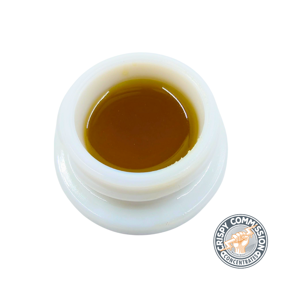 Photograph of product: Crispy Commission White Lemons Cured Budder 3.5g