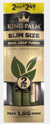 Photograph of product: KPL | King Palm Slim 2pk Pre-Roll Cones