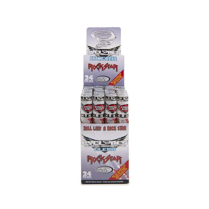 Photograph of product: Cyclones Clear Rockstar Cones (2pk)