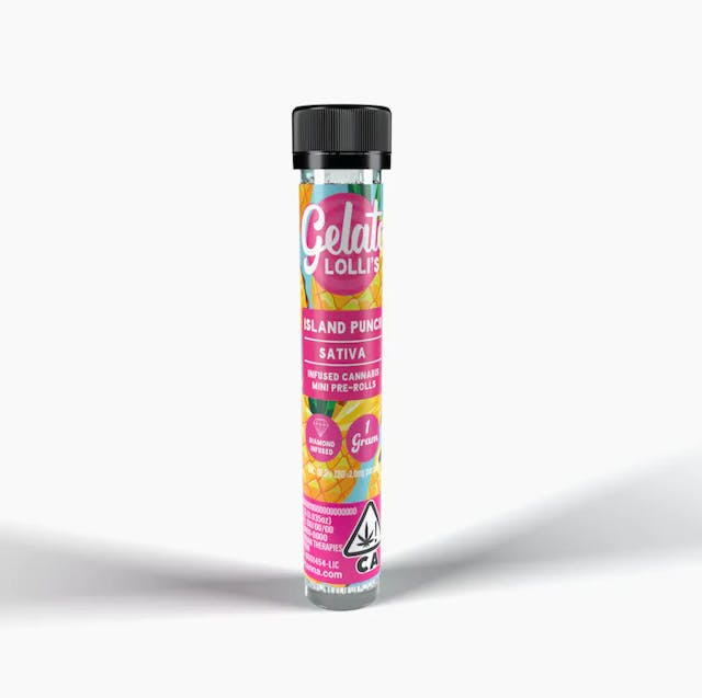 Photograph of product: Gelato Lolli's | 1.2g - Island Punch - Infused Pre-Roll - Oui'd - 