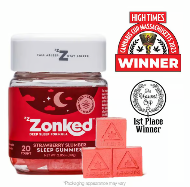Photograph of product: Zzzonked | Sleepy Strawberry Slumber | 100mg