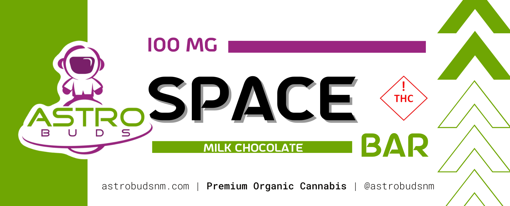 Photograph of product: Space Bar | Astro Buds | 100mg Edibles