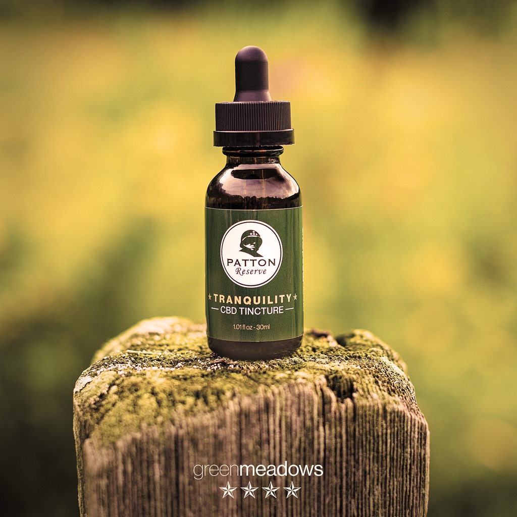 Photograph of product: Tranquility CBD Tincture - 3000mg - Patton Reserve
