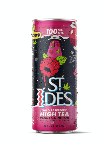 Photograph of product: ST IDES - WILD RASPBERRY | 12OZ HIGH TEA 100MG