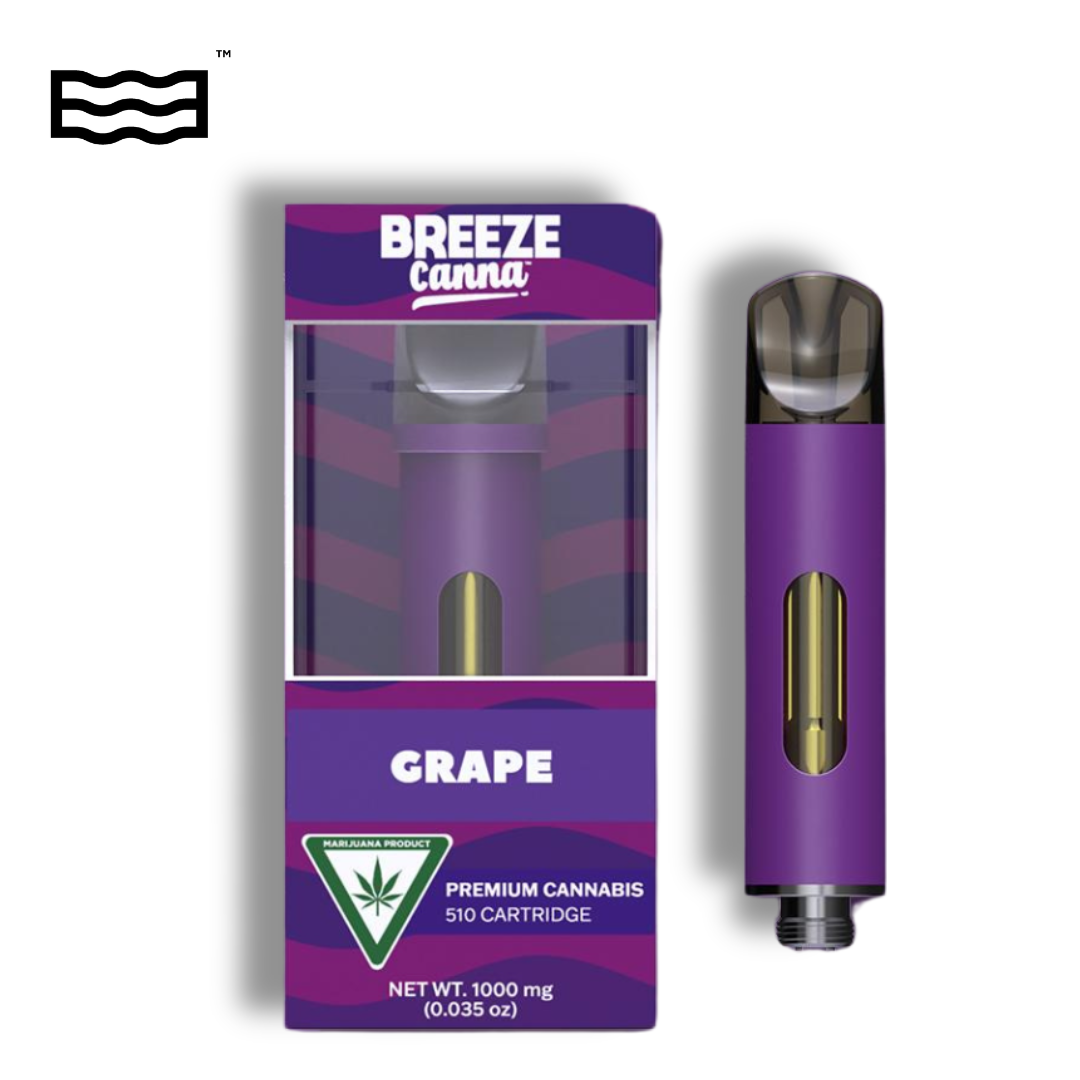 Photograph of product: Breeze Canna Cartridge | Grape Gusher