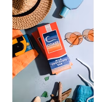 Photograph of product: Almond Coconut & Sea Salt (Happy) | Chocolates | 100mg