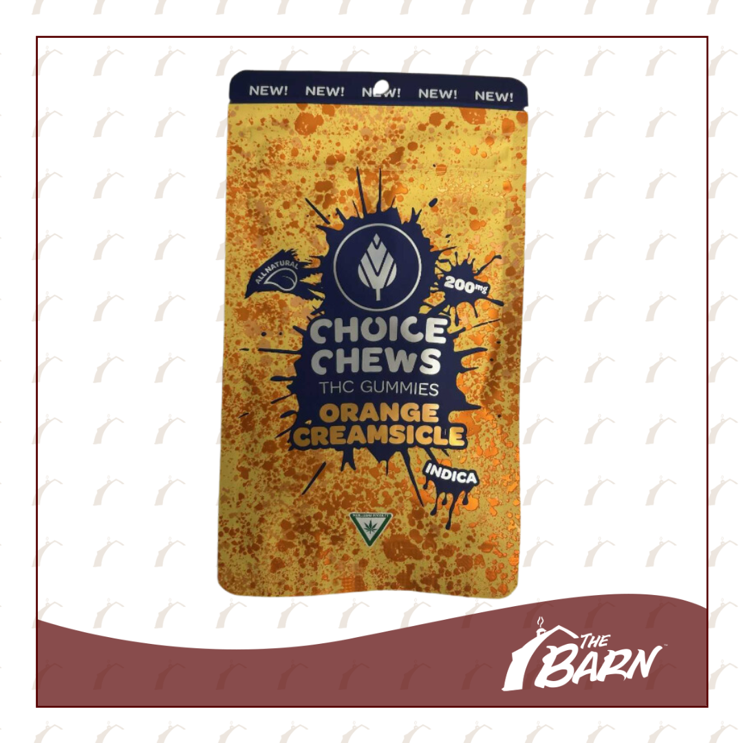 Photograph of product: Choice 200mg Gummies - (I) Orange Creamsicle - REC