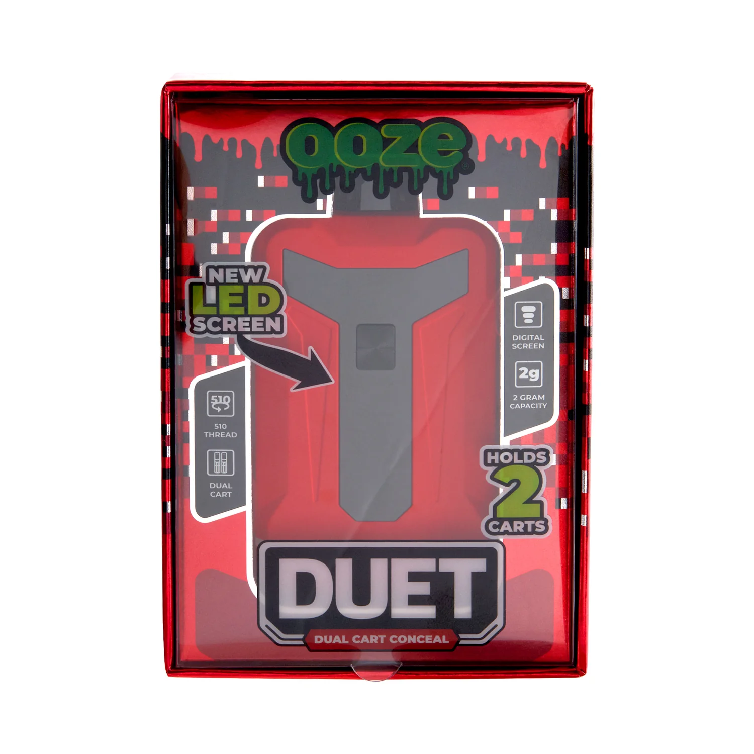 Photograph of product: Ooze Duet Battery - Red
