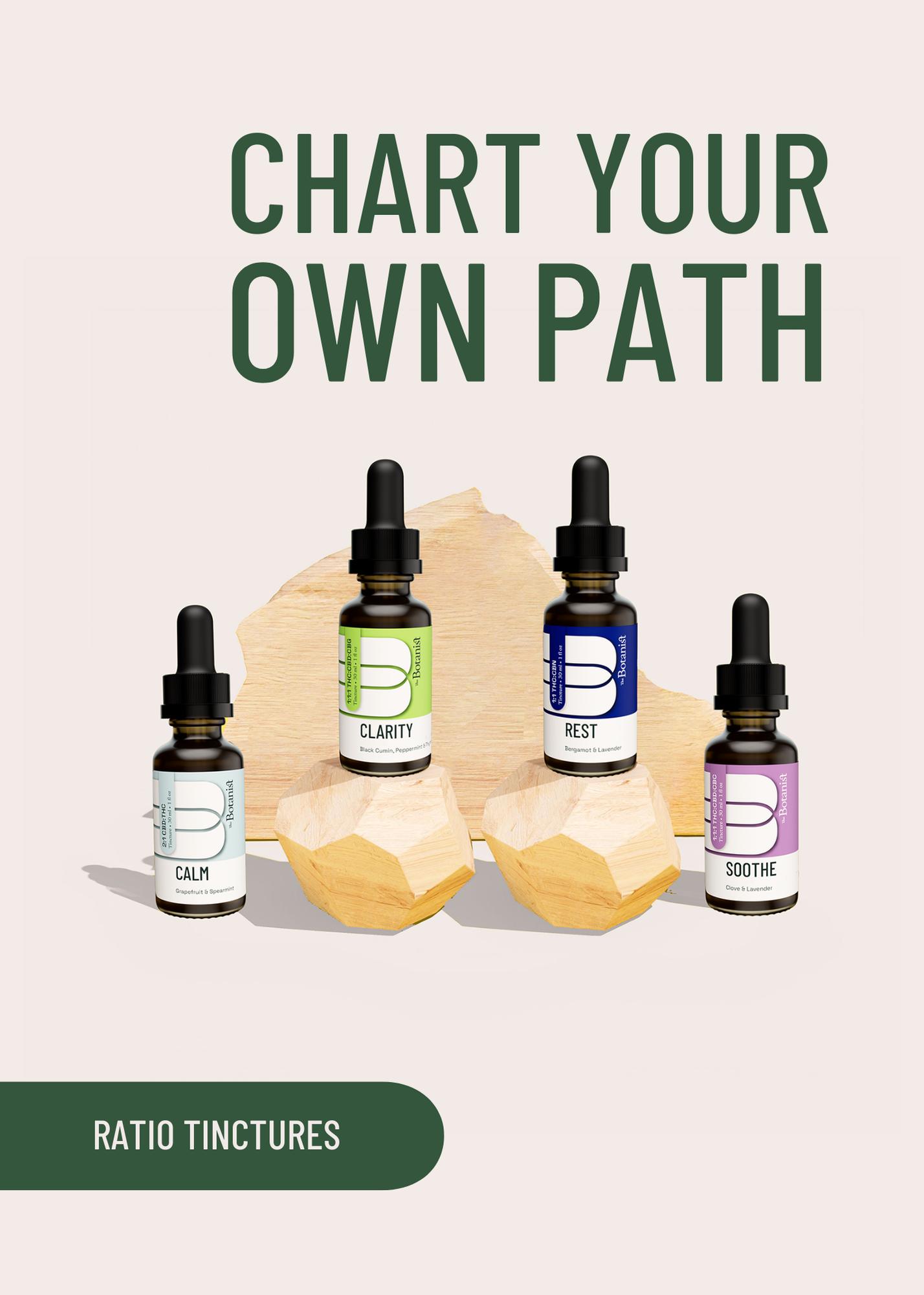 Photograph of product: Tincture | Sooth | 1:1:1 (TH-oui:CBD:CBC) | 100mg