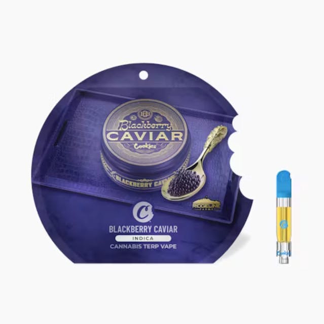 Photograph of product: Blackberry Caviar Vape Cartridge (1g) - 