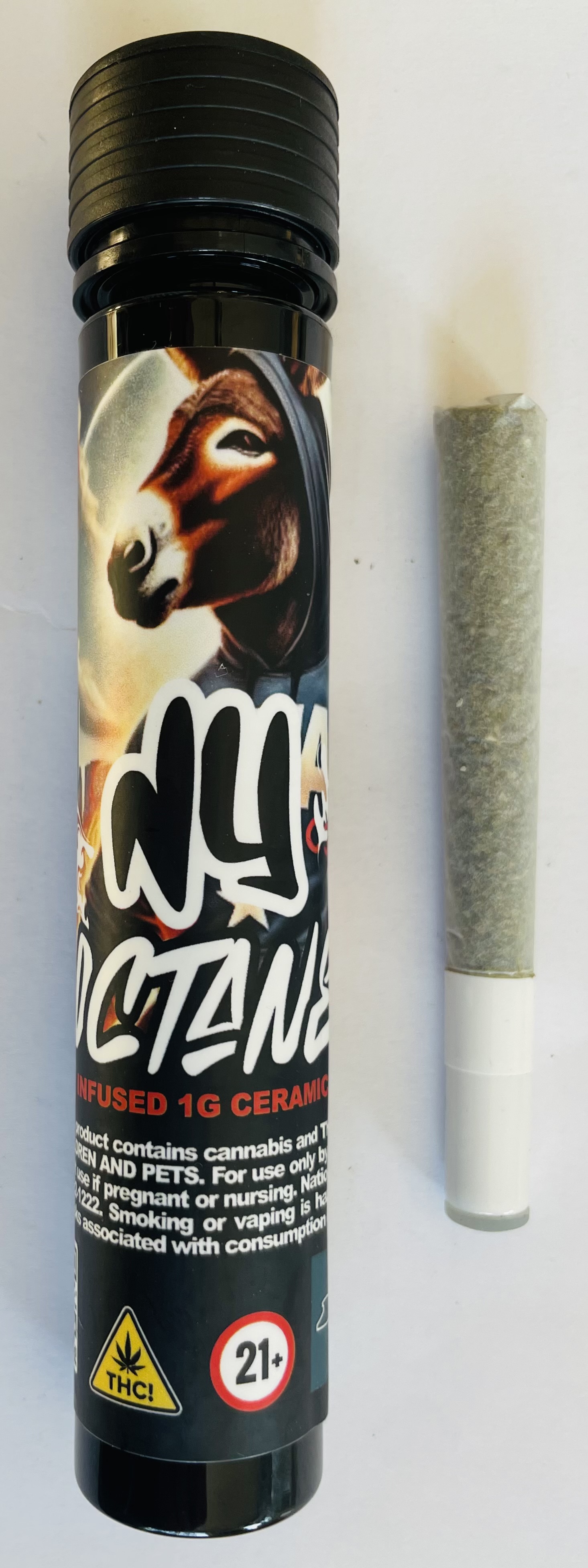 Photograph of Product: SLAP THAT ASS | NY Octane | 1g Infused pre-roll