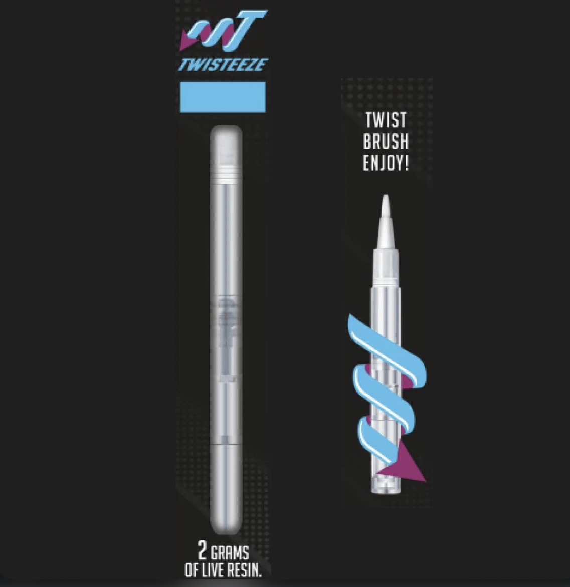 Photograph of product: AU Twisteeze: Phantom OG 2G Live Resin Brush