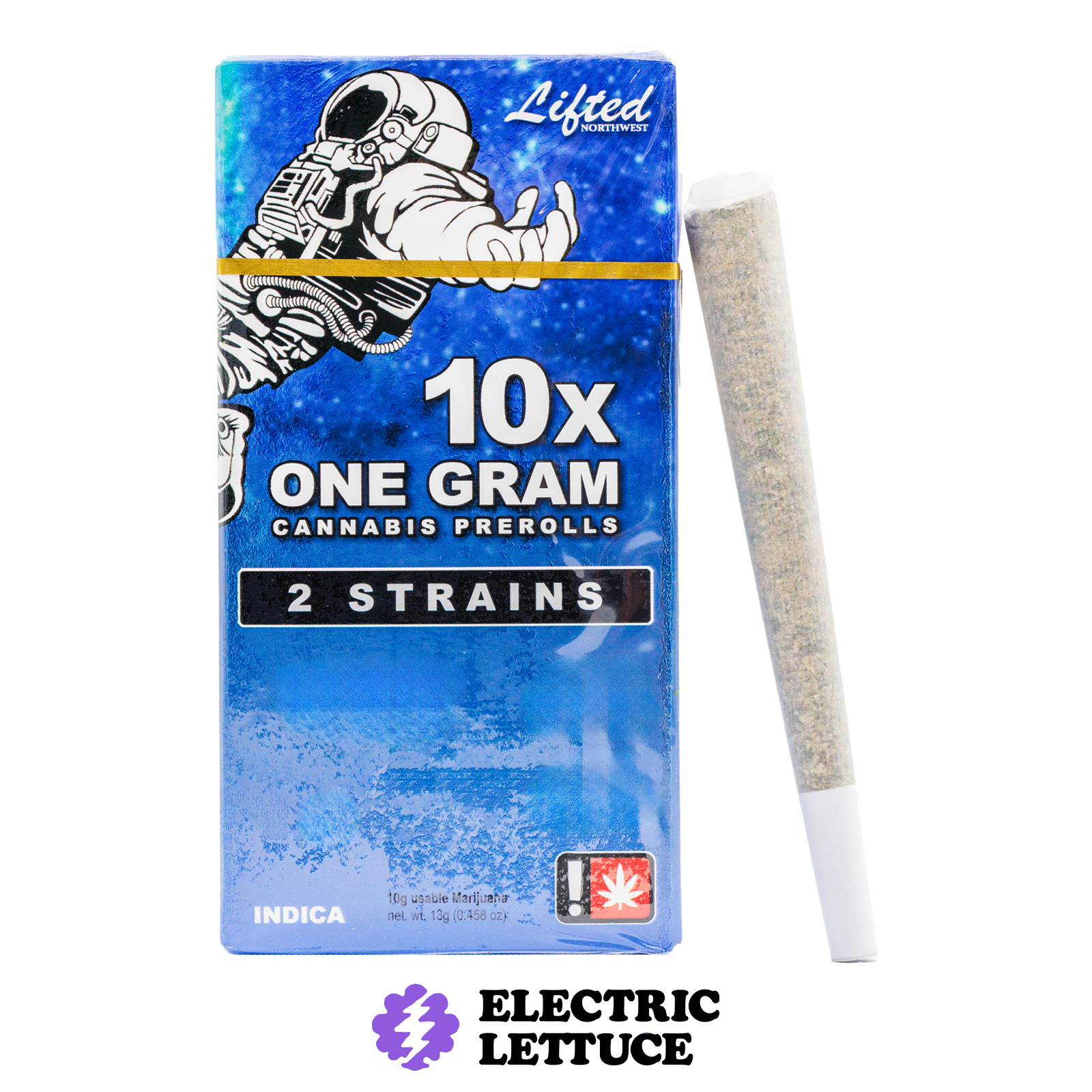 Photograph of product: Lifted NW Permz x Blue Magoo Pre-Roll 10pk 1g