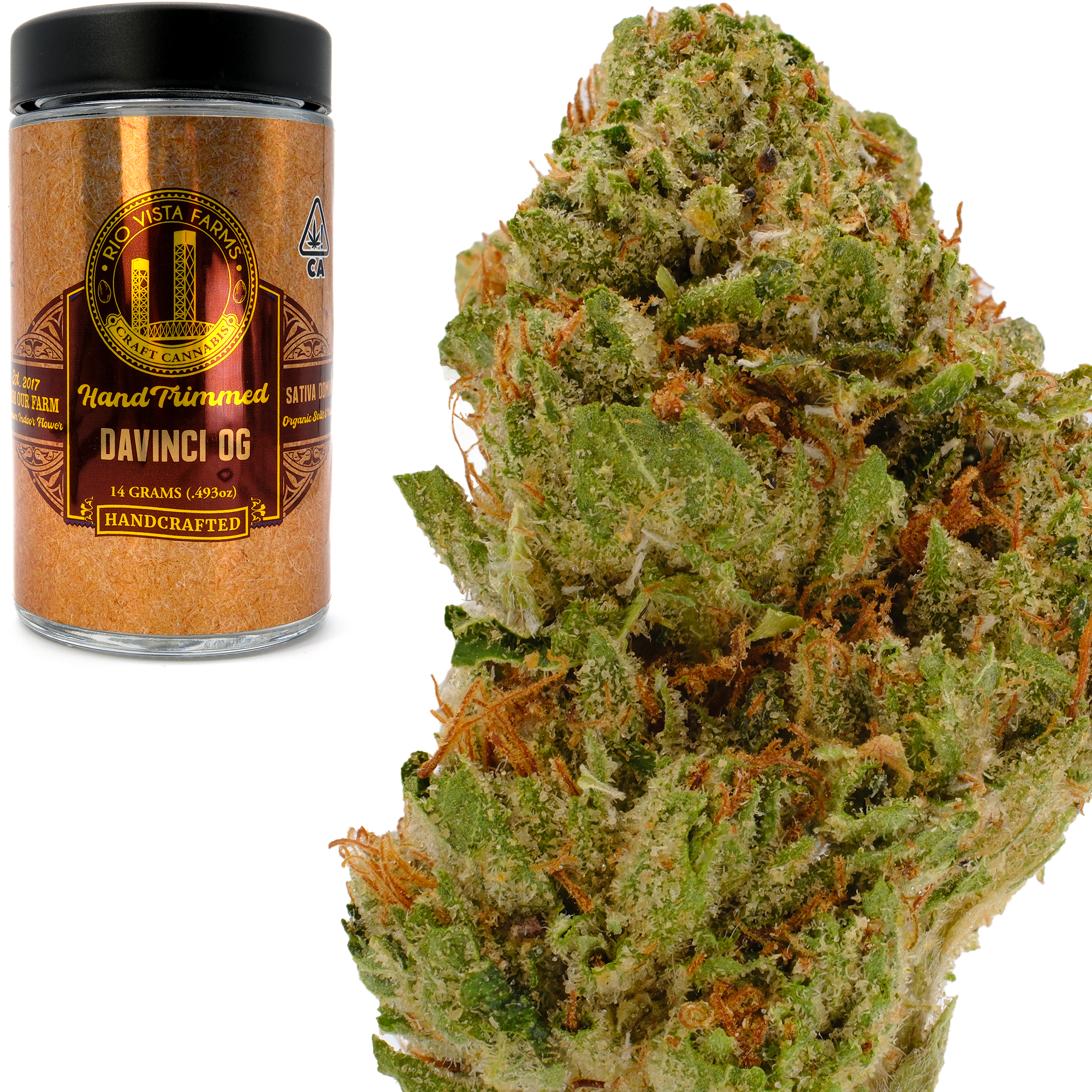 Photograph of product: Davinci OG 14g Jar - Rio Vista Farms