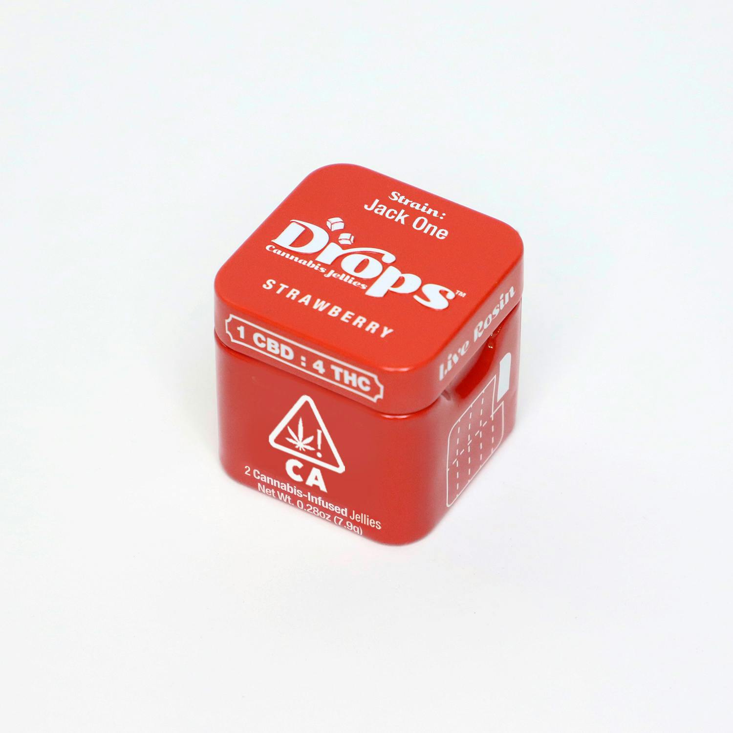 Photograph of product: Drops | Strawberry| Pure Energy | 2 Piece (1:1:2 TH-oui:CBG:TH-ouiv)