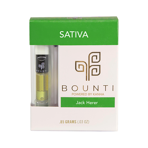 Photograph of product: Bounti BTE Jack Herer (S) Vape Cartridge 0.85g
