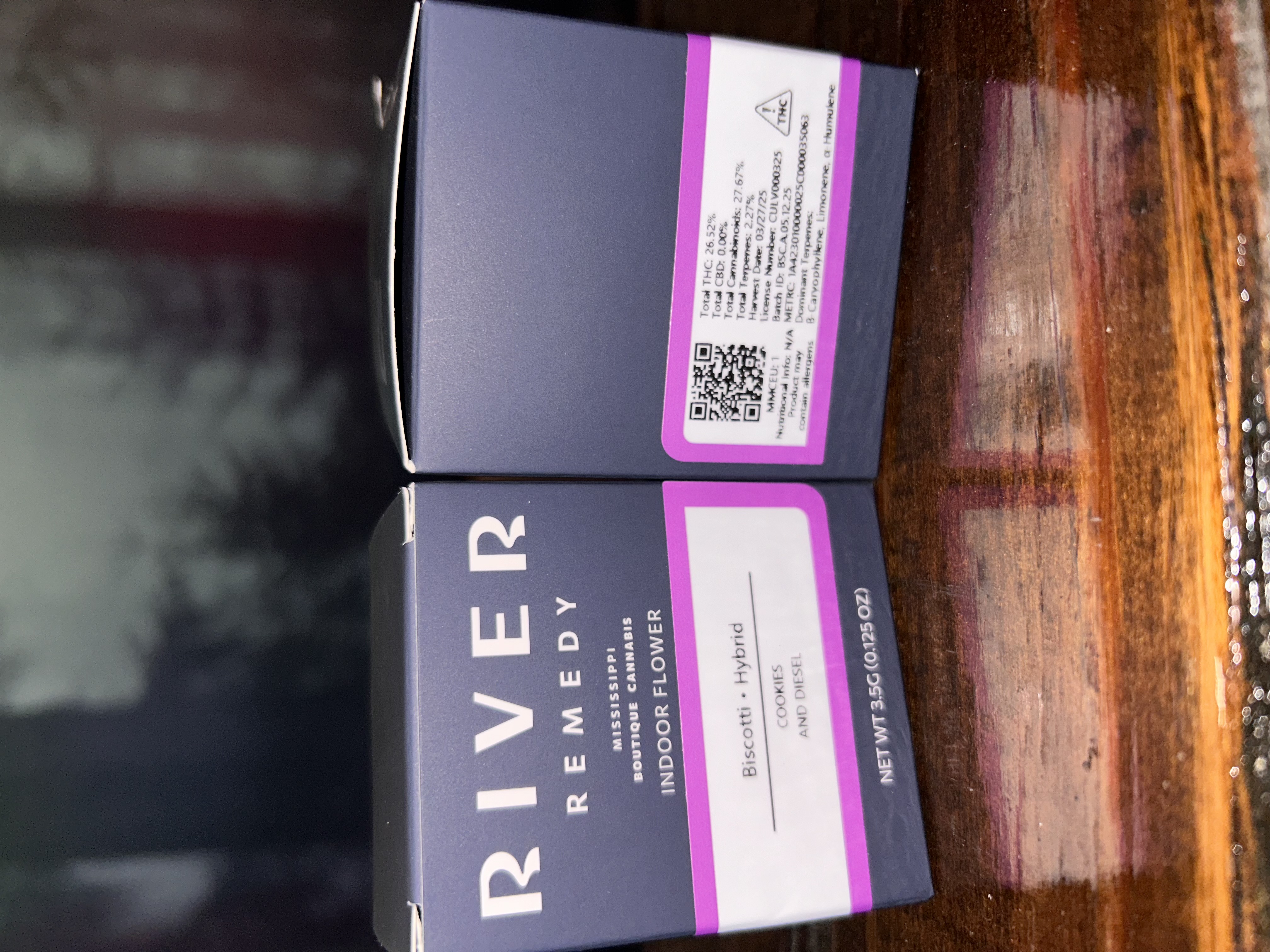 Photograph of product: Biscotti River Remedy - 3.5g