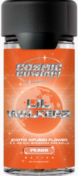 Photograph of product: COSMIC COWBOY | 5-PK LIL WALKERS MOONROCK INFUSED | PEACH