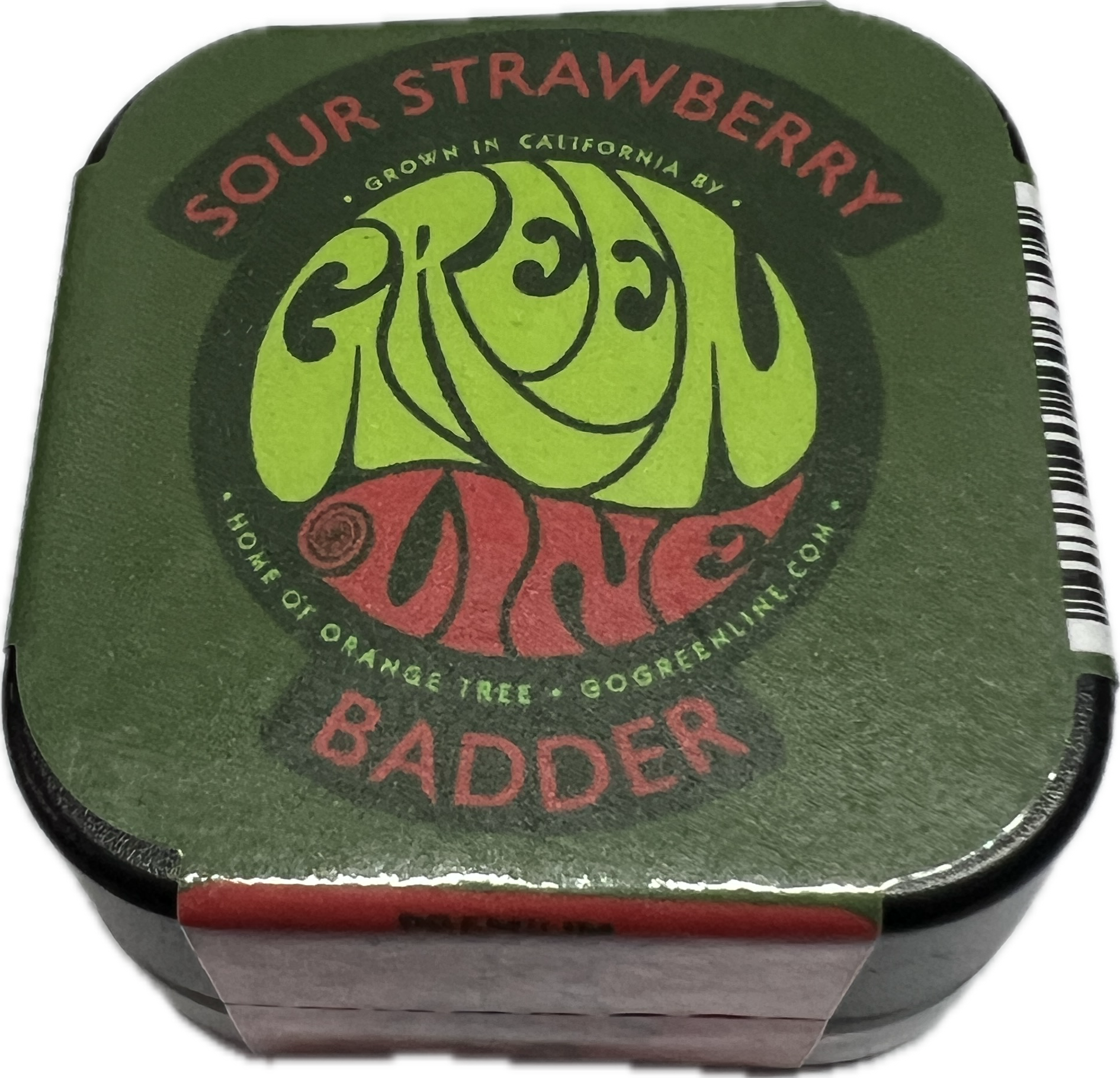 Photograph of product: GREENLINE - Sour Strawberry - Badder - 1 Gram