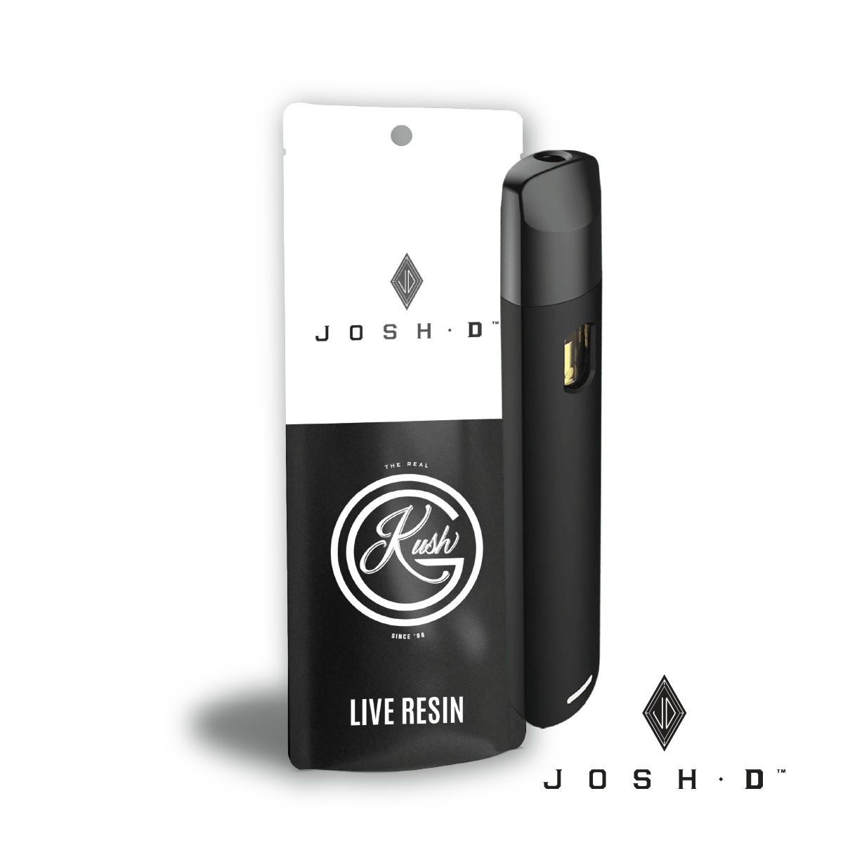 Photograph of product: ProGro x JoshD OGKS All-In-One Live Resin Vape | 1g
