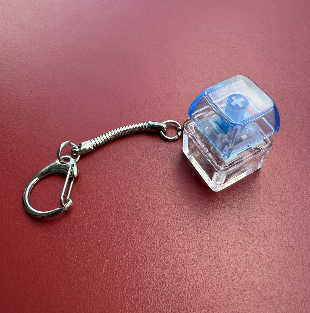 Photograph of product: Keyboard Fidget Keychain