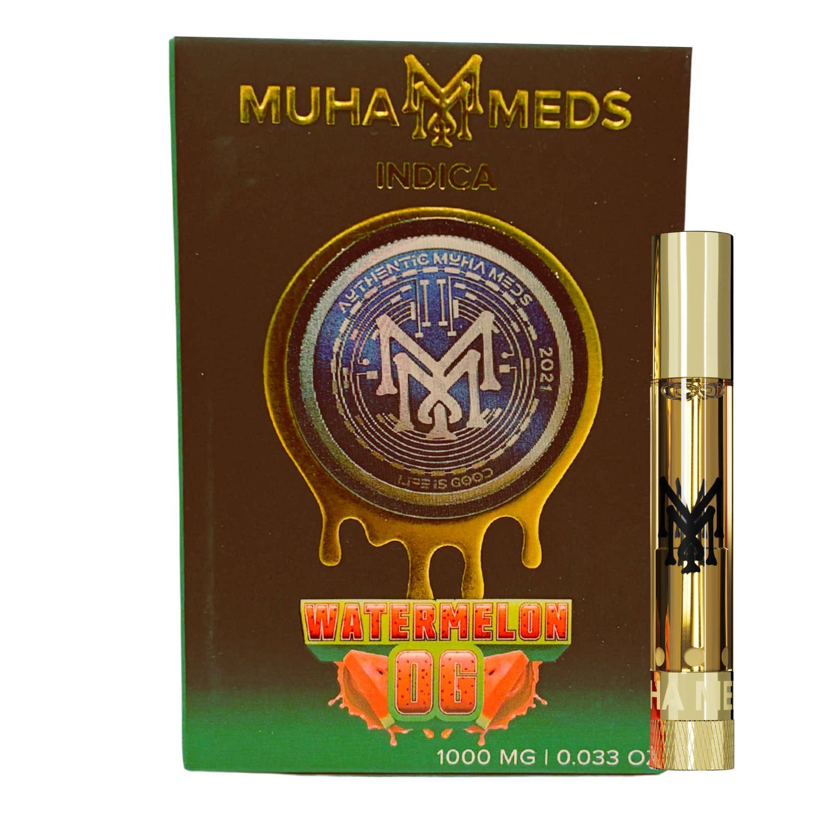 Photograph of product: Muha Meds | Watermelon OG Distillate Cart